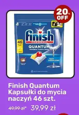 Biedronka Finish Quantum Kapsułki do mycia naczyń 46 szt oferta