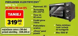 Carrefour PIEKARNIK ELEKTRYCZNY MPE-16/T oferta