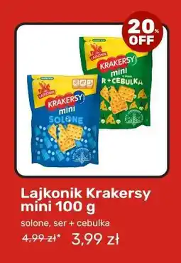 Biedronka Lajkonik Krakersy mini 100 g oferta