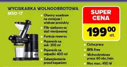 Carrefour WYCISKARKA WOLNOOBROTOWA MSO-17 oferta