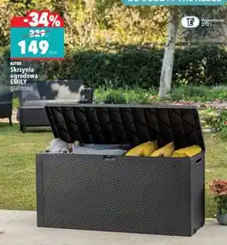 Biedronka Skrzynia ogrodowa Emily grafitowa oferta
