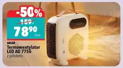 Biedronka Termowentylator LED AD 7756 oferta