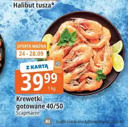 E.Leclerc Krewetki gotowane 40/50 Scapmaree oferta