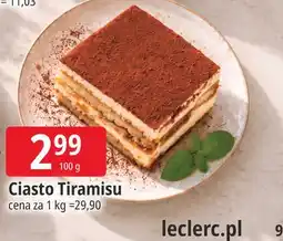 E.Leclerc Ciasto Tiramisu oferta