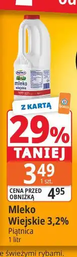 E.Leclerc Mleko Wiejskie 3,2% Piątnica oferta