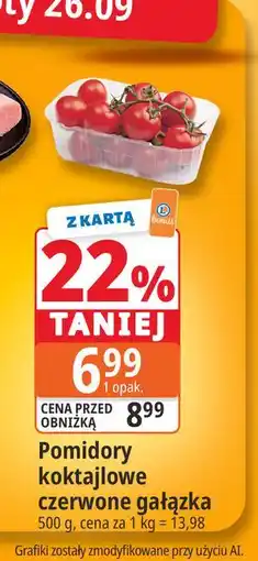 E.Leclerc Pomidory koktajlowe czerwone gałązka oferta