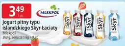 E.Leclerc Jogurt pitny typu islandzkiego Skyr łaciaty Mlekpol oferta