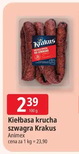 E.Leclerc Kiełbasa krucha szwagra Krakus oferta