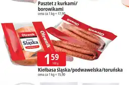 E.Leclerc Kiełbasa śląska/podwawelska/toruńska Olewnik oferta