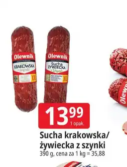 E.Leclerc Sucha krakowska/żywiecka z szynki Olewnik oferta