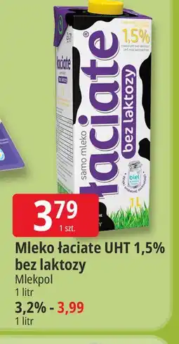 E.Leclerc Mleko Łaciate UHT 1,5% bez laktozy oferta