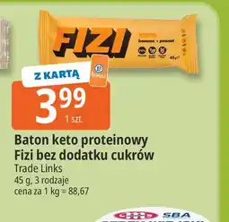 E.Leclerc Baton keto proteinowy Fizi bez dodatku cukrów oferta