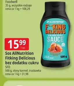 E.Leclerc Sos AllNutrition Fitking Delicious bez dodatku cukru oferta