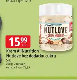 E.Leclerc Krem AllNutrition Nutlove bez dodatku cukru oferta