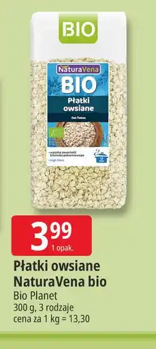 E.Leclerc Płatki owsiane NaturaVena bio Bio Planet oferta