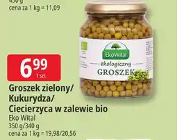 E.Leclerc Groszek zielony/Kukurydza/Ciecierzyca w zalewie bio Eko Wital oferta