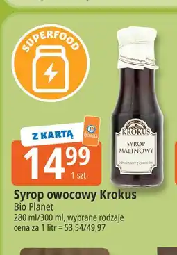 E.Leclerc Syrop owocowy Krokus Bio Planet oferta