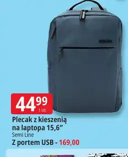 E.Leclerc Plecak z kieszenią na laptopa 15,6 Semi Line oferta