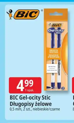 E.Leclerc BIC Gel-ocity Stic Długopisy żelowe oferta