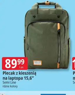 E.Leclerc Plecak z kieszenią na laptopa 15,6 Semi Line różne kolory oferta