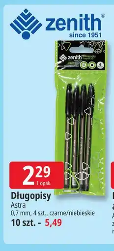 E.Leclerc Długopisy Zenith Astra oferta