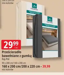 E.Leclerc Prześcieradło bawełniane z gumką Raj-Pol oferta