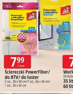 E.Leclerc Ściereczki PowerFiber/do RTV/do luster Jan Niezbędny oferta