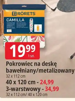 E.Leclerc Pokrowiec na deskę bawełniany/metalizowany Rörets oferta