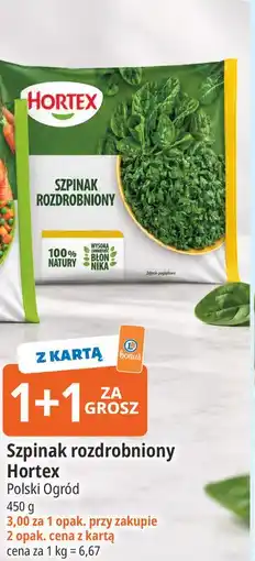 E.Leclerc Szpinak rozdrobniony Hortex Polski Ogród oferta