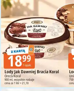 E.Leclerc Lody Jak Dawniej Bracia Koral Oreco/Koral oferta