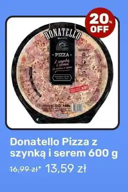 Biedronka Donatello Pizza z szynką i serem 600 g oferta