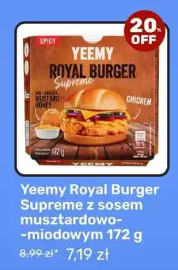 Biedronka Yeemy Royal Burger Supreme z sosem musztardowo-miodowym 172 g oferta