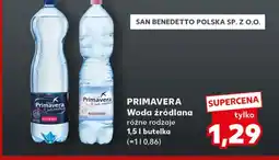 Kaufland Woda źródlana Primavera oferta