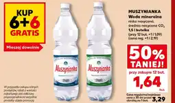 Kaufland Woda mineralna Muszynianka oferta