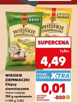 Kaufland Chipsy Wiejskie ziemniaczki oferta