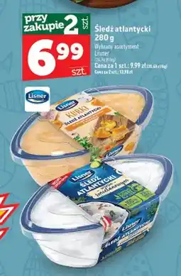 Topaz Śledź atlantycki w sosie śmietanowym Lisner oferta
