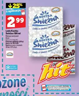Topaz Lody Kostka Śnieżna śmietankowa oferta