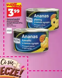 Topaz Ananas w puszce plastry w lekkim syropie Helcom oferta