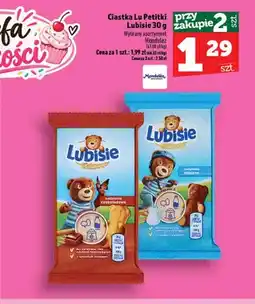 Topaz Ciastka Lu Petitki Lubisie z nadzieniem czekoladowym oferta