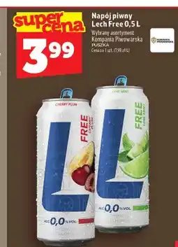 Topaz Piwo bezalkoholowe Napój piwny Lech Cherry Plum oferta