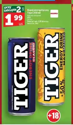 Topaz Napój energetyczny Tiger Max Mango oferta