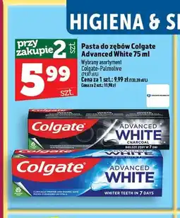 Topaz Pasta do zębów Colgate Advanced White Charcoal oferta