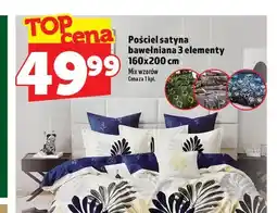 Topaz Pościel satyna bawełniana 3 elementy 160x200 cm oferta
