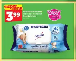 Topaz Chusteczki nawilżane dla dzieci i niemowląt Sensito oferta
