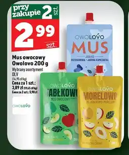 Topaz Mus owocowy jabłko brzoskwinia jagoda kamczacka Owolovo oferta