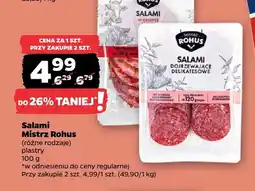Netto Salami w obsypce plastry Mistrz Rohus oferta