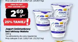 Netto Jogurt śmietankowy bez laktozy Maluta oferta