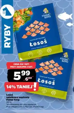 Netto Łosoś sałatkowy wędzony Fisher King oferta
