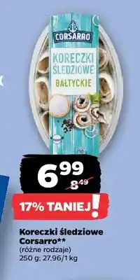 Netto Koreczki śledziowe Corsarro oferta