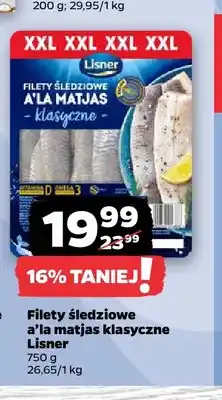 Netto Filety śledziowe a'la matjas klasyczne Lisner oferta